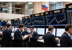 Российские фондовые индексы показали снижение после недавних торгов