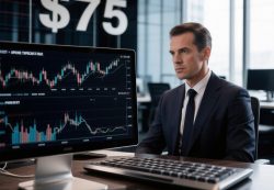 Brent пробил психологический барьер в $75 за баррель впервые с июня