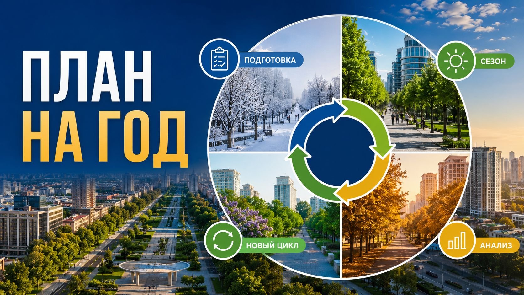 Как выстроить работы на год